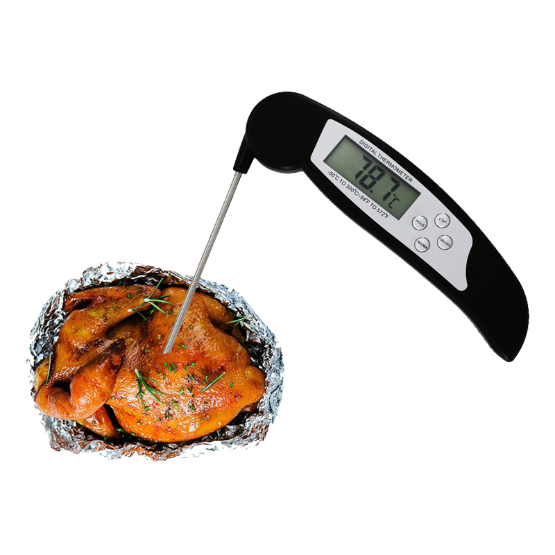 Dostawa fabrycznie Składany Food Grade Stal nierdzewna Sonda Kuchnia Asystent Elektroniczny termometr