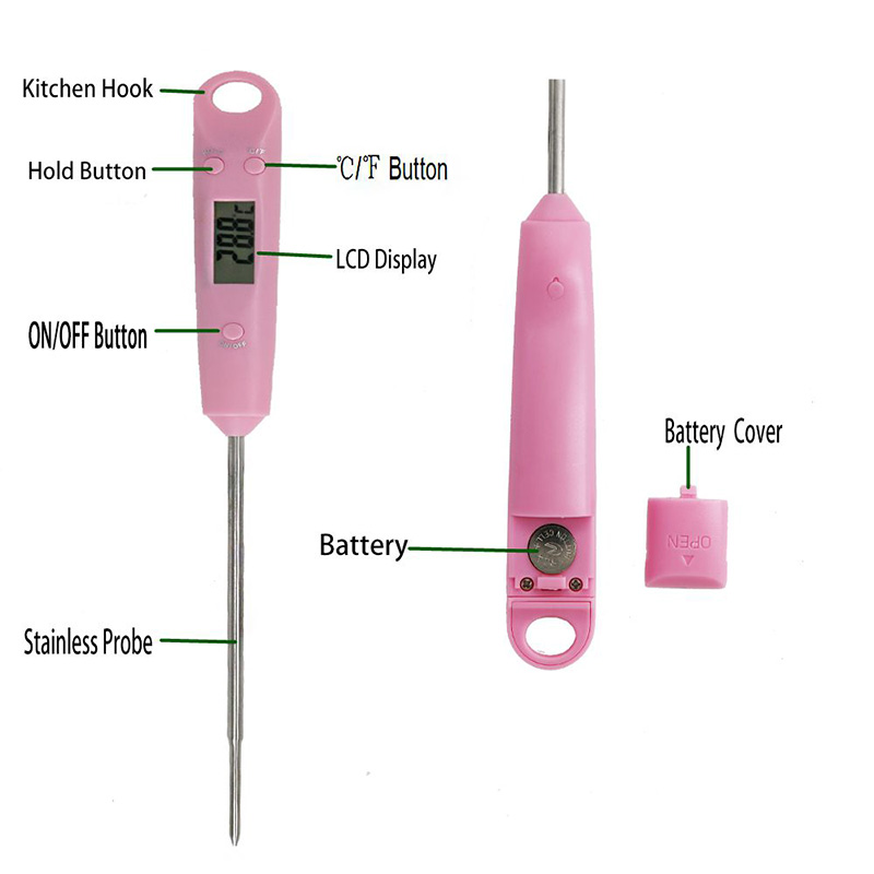 Elektroniczna sonda do koksowania oleju stekowego Grill